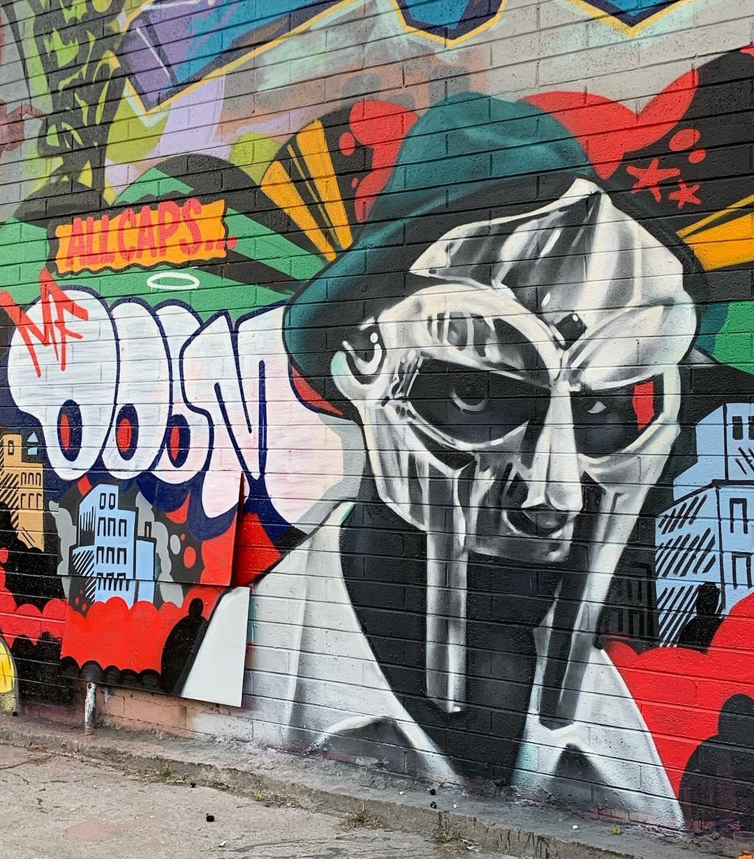 Graffiti Tributes to the Legend MF DOOM